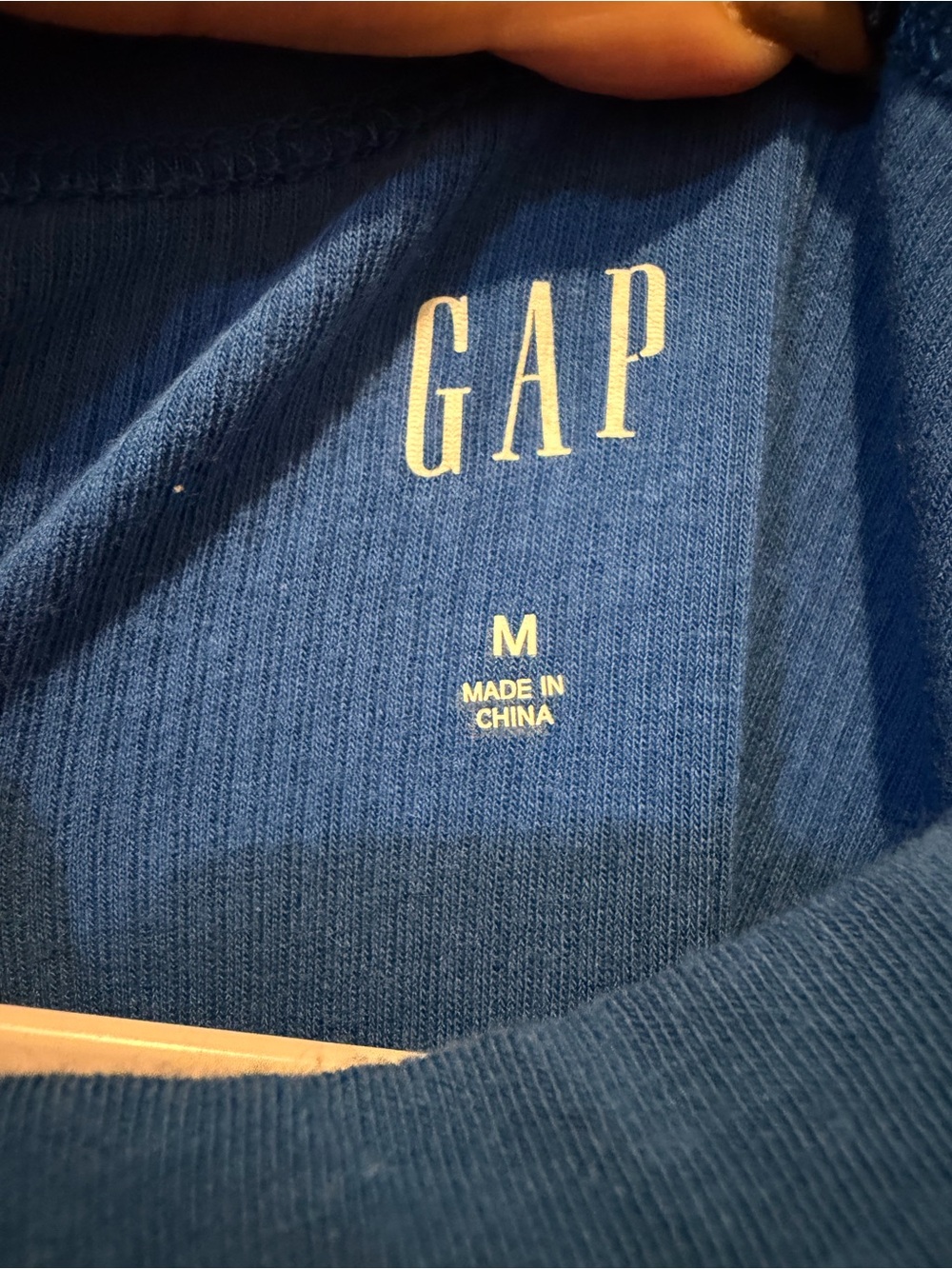 GAP Royal Blue Ribbed Women's Tank Top - Picture 2 of 3